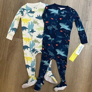 12 Month Carter's Child of Mine Baby One-Piece Pajamas Bundle